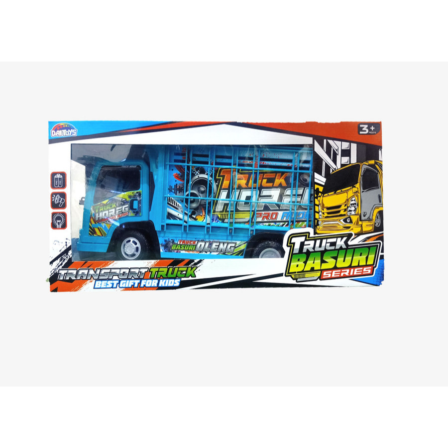MAINAN ANAK MOBIL BUS TRUCK BASURI LAMPU TELOLET OLENG JUMBO N MUSIK