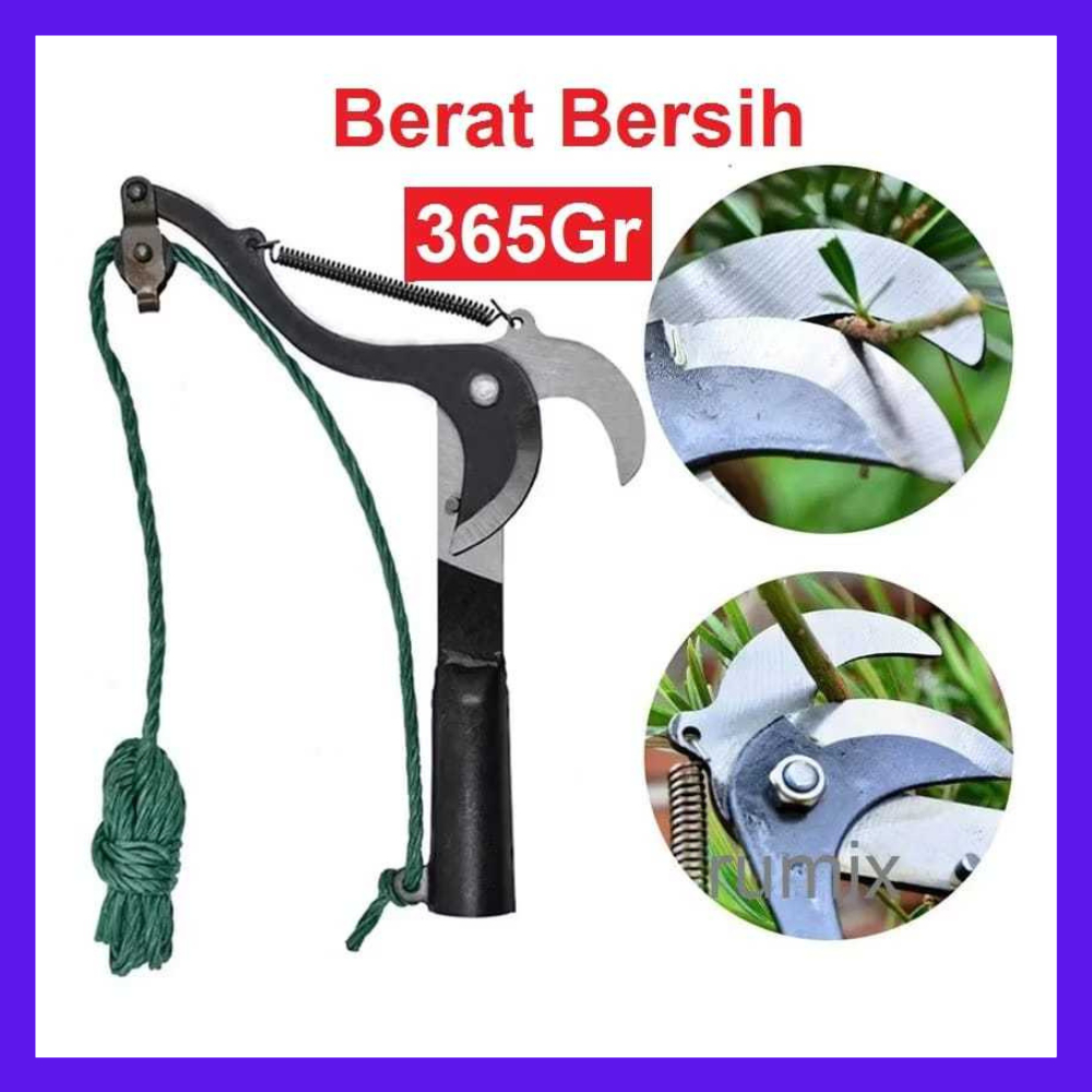 Alat Potong Dahan Pohon Gunting Dahan Ranting Model Tarik Tali KNIFEZER Gunting Dahan Tinggi Ranting