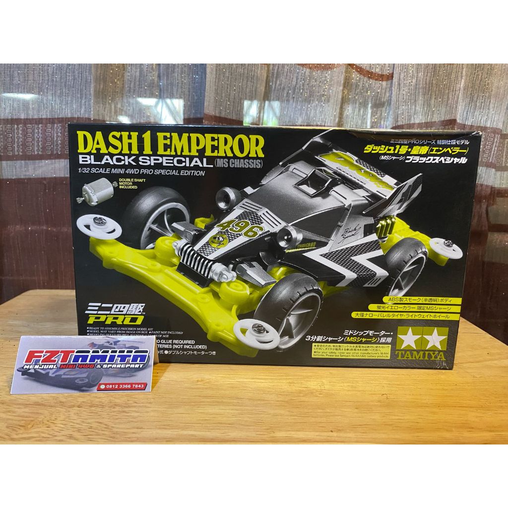 95296 Tamiya Dash 1 Emperor Black Spesial / MS Chassis