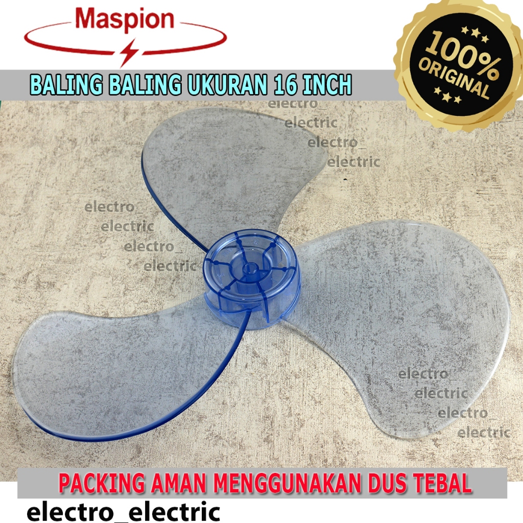 Baling-Baling Kipas Angin Maspion Original - Baling Baling Kipas Maspion Ukuran 16 Inch
