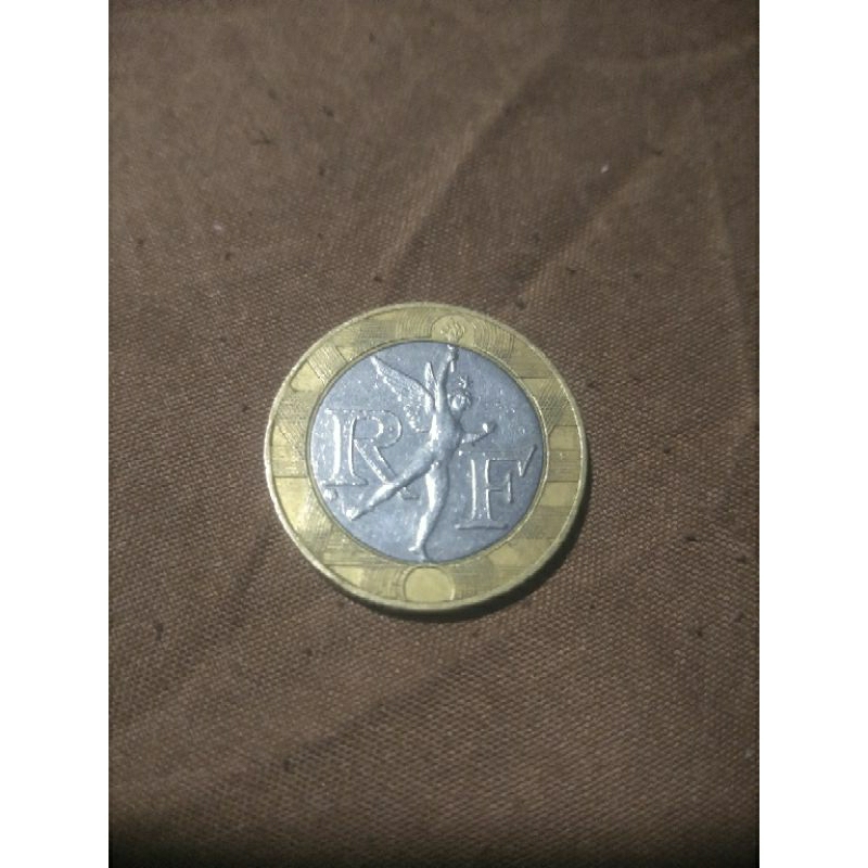 Koin Bimetal Prancis thn 1990