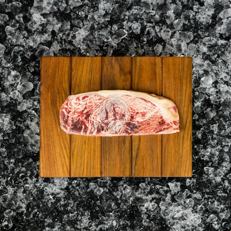 

Wagyu Hokubee Sirloin / Striploin Beef Steak Meltique 1 Kg