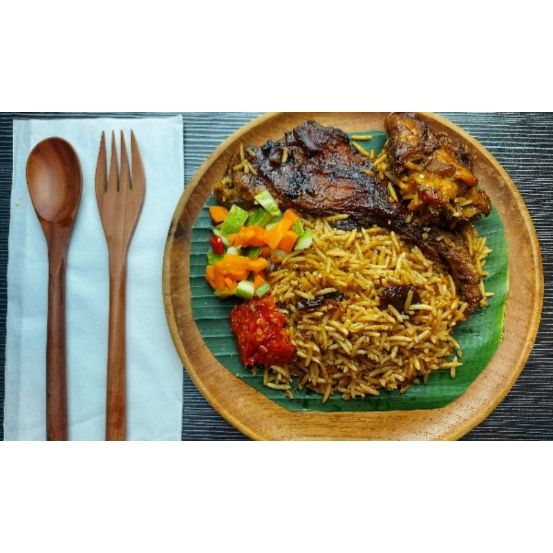 

Paket Lengkap Nasi Arab Instan Kedai Hasna - Beras Basmati + Bumbu Nasi Kebuli, Biryani, Mandi,