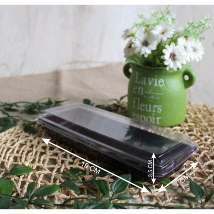 Mika brownies panggang kecil Sosis Hotdog Sushi Plus tutup mika plastik - isi 25pcs mika roti donut 