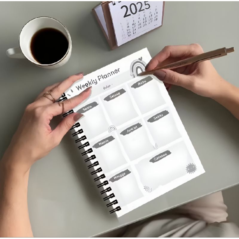 

Weekly Planner / Diary Planner / Buku Agenda / Buku Catatan
