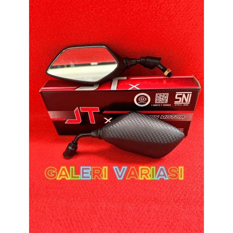 Spion pcx karbon tangkai pendek universal honda yamaha