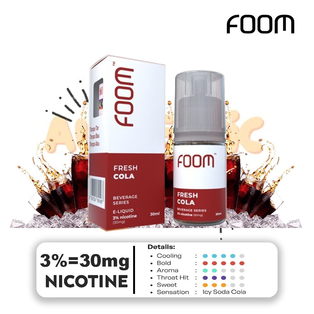FOOM LIQUID BEVERAGE SERIES FRESH COLA SALTNIC 30ml