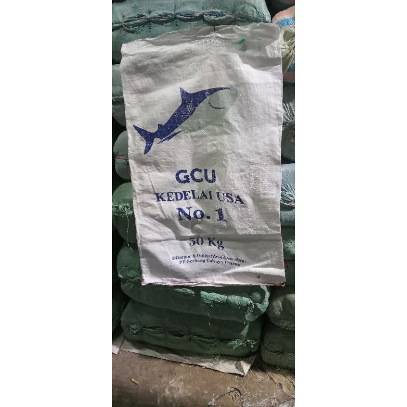 karung plastik ukuran 50 kg bekas bersih isi 10 biji
