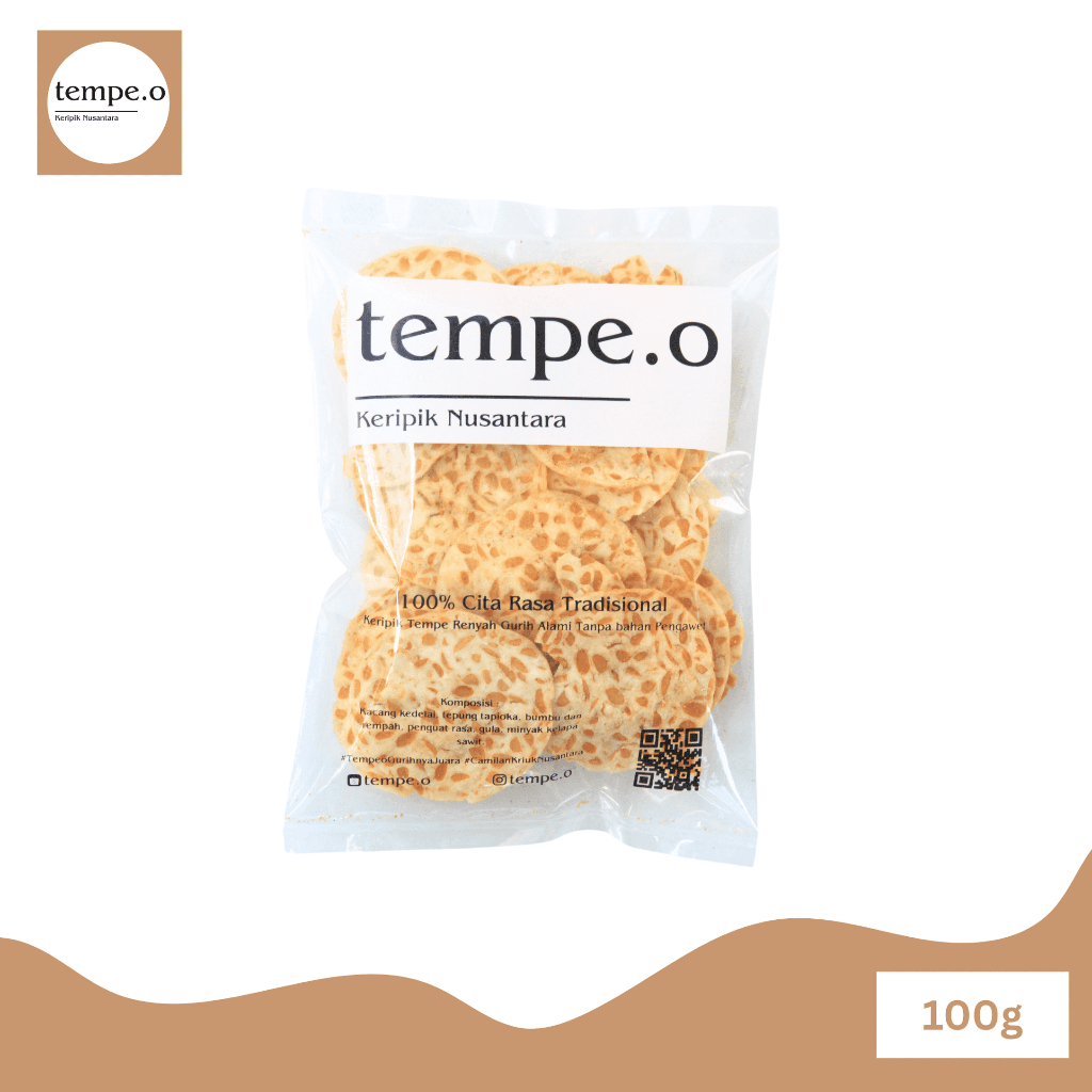 

Keripik Tempe Tempe.o 100g | Snack Sehat Renyah