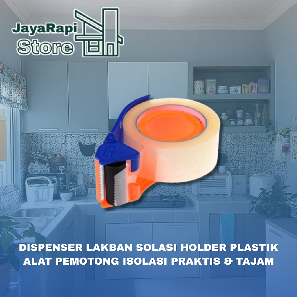 

DISPENSER LAKBAN SOLASI HOLDER PLASTIK ALAT PEMOTONG ISOLASI PRAKTIS & TAJAM