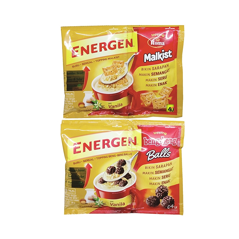 

Energen - Sereal Susu Bergizi - PAKET 5 SACHET
