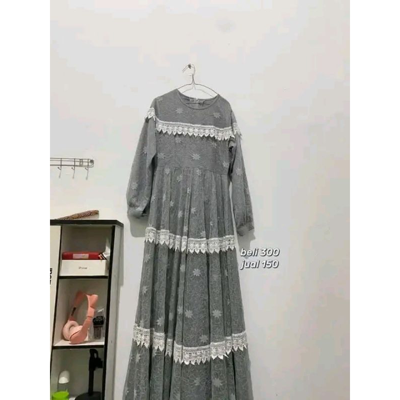 Gamis/dress butik (PRELOVED)
