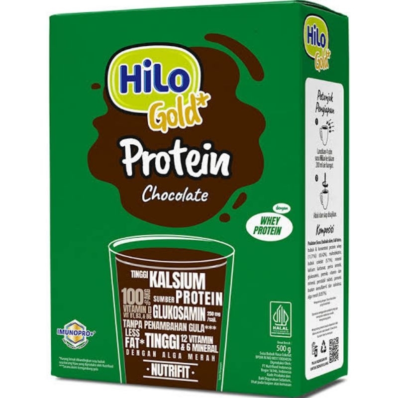 

Hilo Gold Protein Susu Tinggi kalsium Coklat / Vanilla / Original 250gr