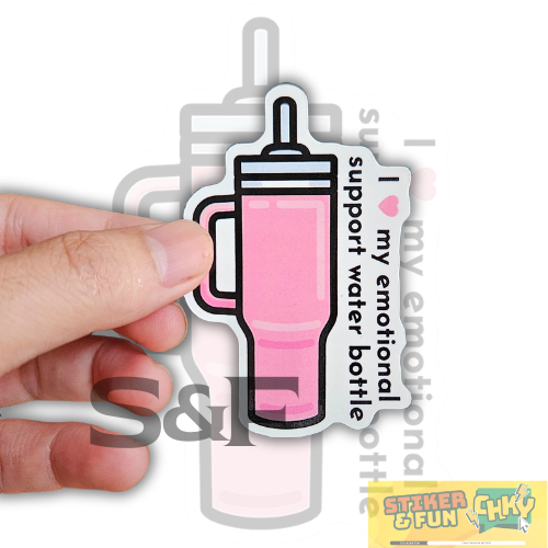

Stiker Sticker Vinyl Laminasi STANLEY TUMBLER PINK