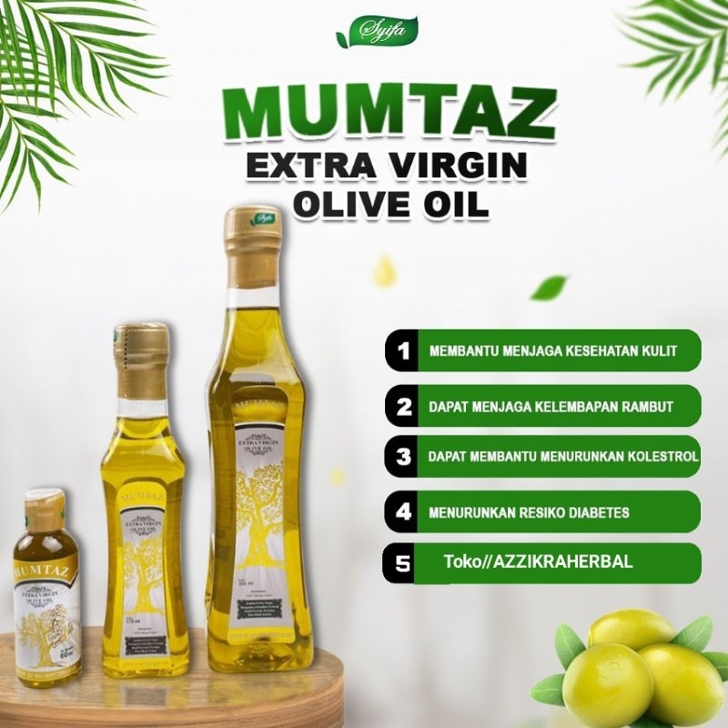 

Olive Oil MUMTAZ Minyak Zaitun Asli Murni Extra Virgin Untuk Rambut Wajah Muka Ibu Hamil