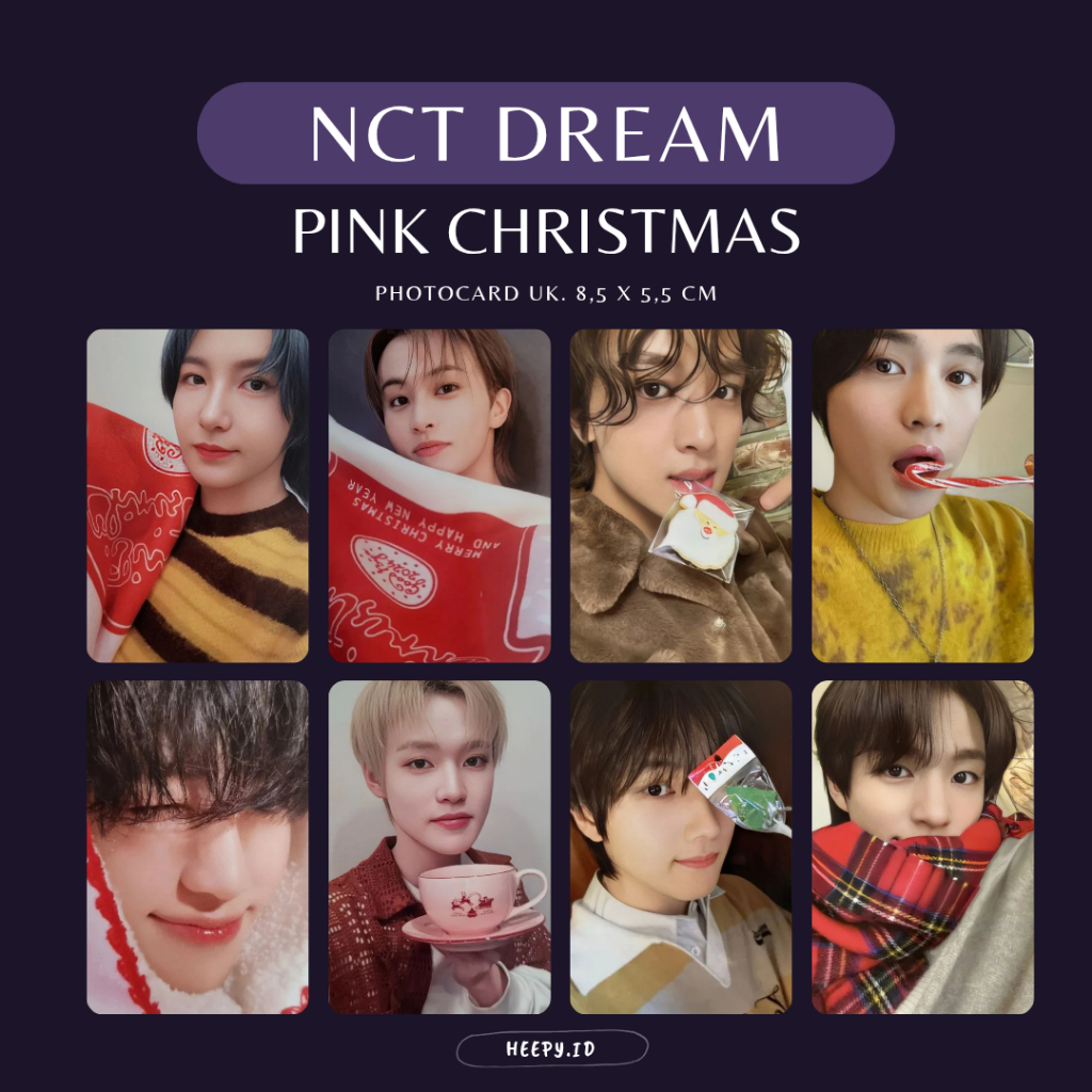 [ND] UNOFFICIAL PHOTOCARD NCT DREAM PINK CHRISTMAS 2023 & 2024