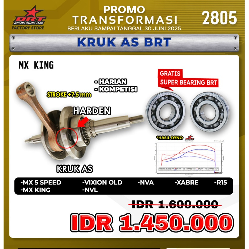 PROMO 2805 BRT KRUK AS BRT MX KING