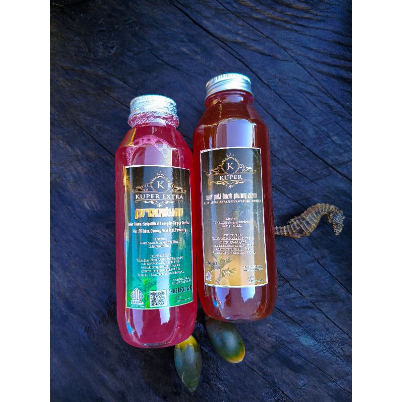 

saripati pinang 500 ml dan kuper extra premium herbal 500 ml