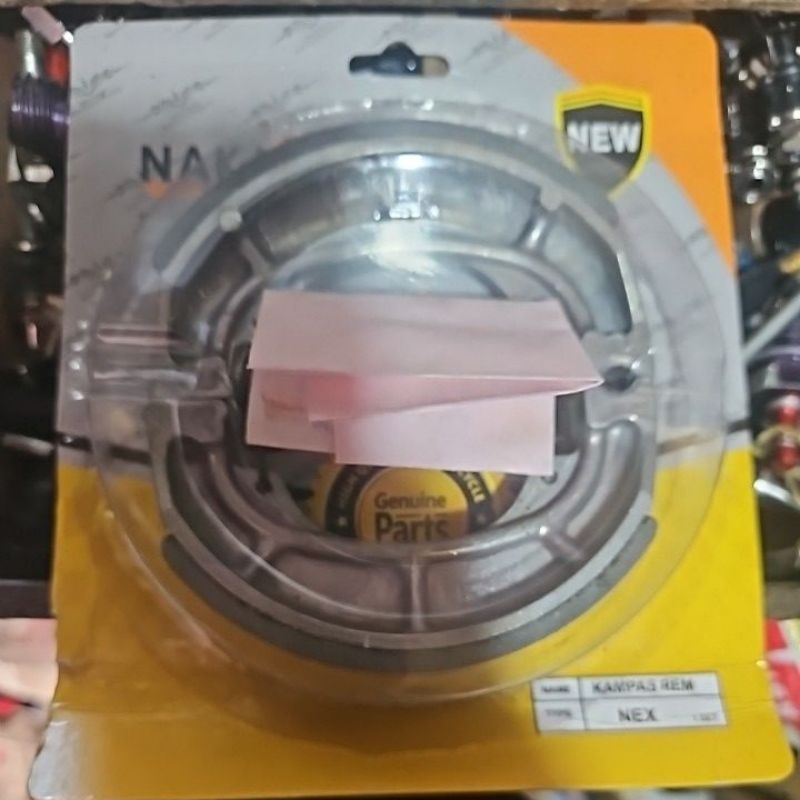 kampas rem belakang nex, nex 2, lets