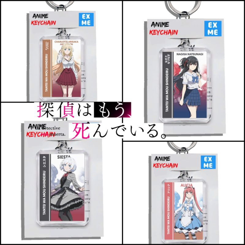 Gantungan Kunci Tantei wa Mou Shindeiru - Keychain The Detective is Already Dead - Ganci Anime - Gan