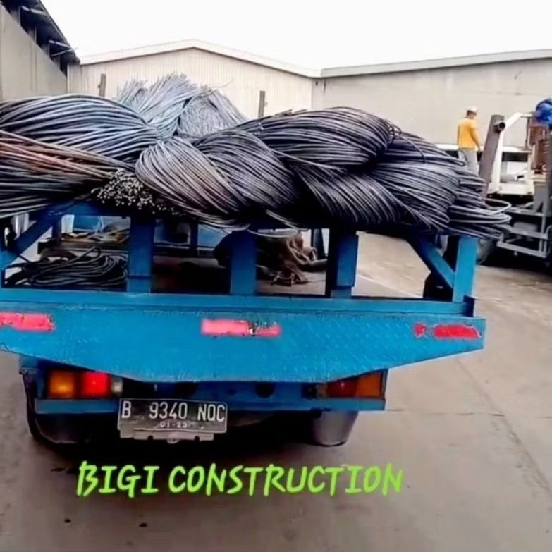 Besi 16 ulir sni full toleransi 0.2 beton proyek begel kawat Ring cincin bangunan properti