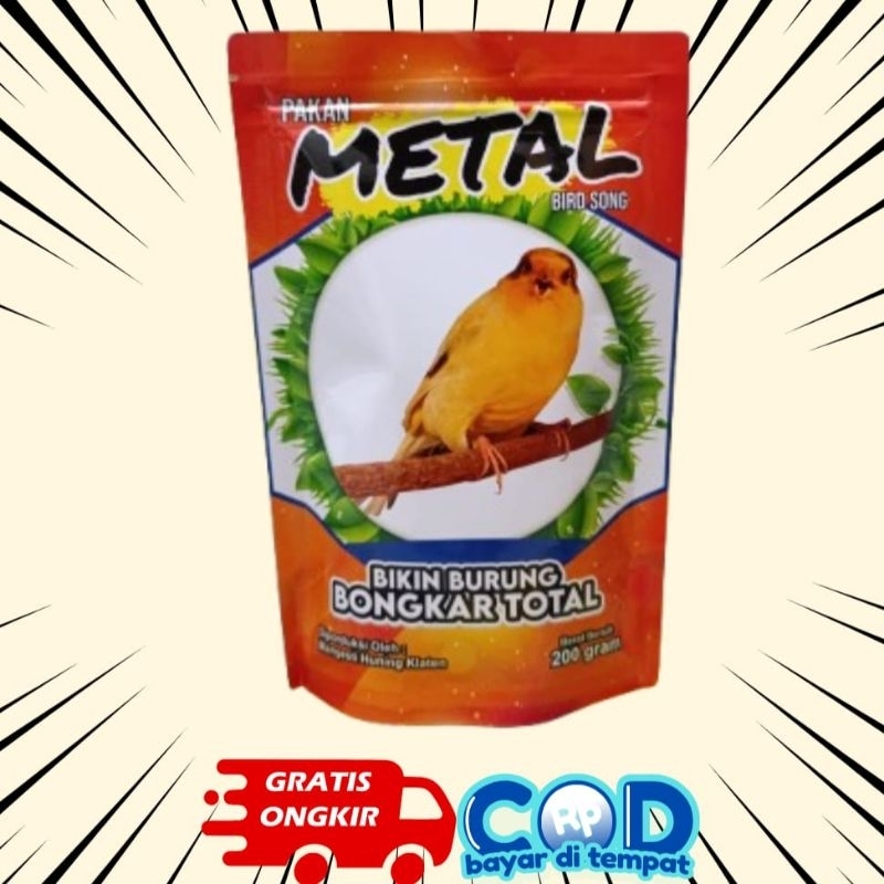 PAKAN METAL, PAKAN ANTI MACET KENARI