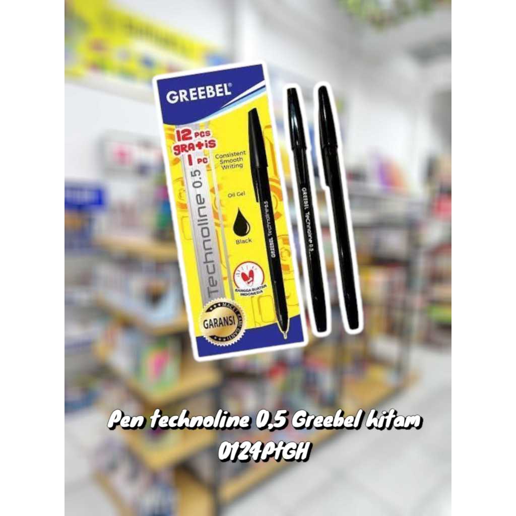 

PEN TECHNOLINE 0.5MM GREEBEL HITAM 0124PTGH