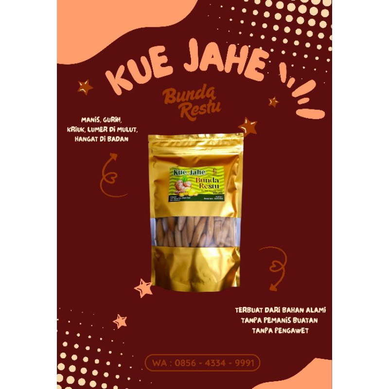 

#BUNDARESTU KUE JAHE/GINGER STICKS 200gr