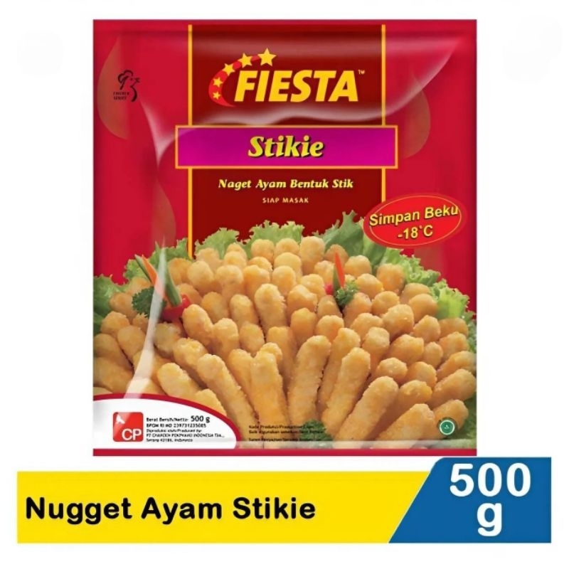 

Fiesta Nugget Stikie (Daging Ayam Olahan) 500G