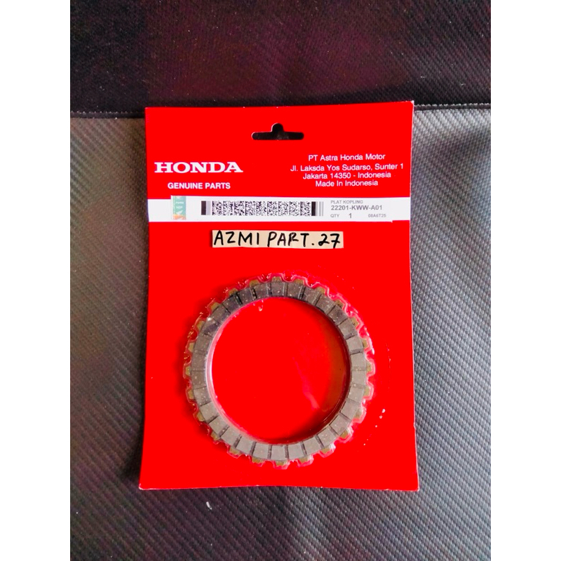 Kampas Kopling Honda KWW Revo fit injeksi Revo x injeksi Revo injeksi isi 3keping
