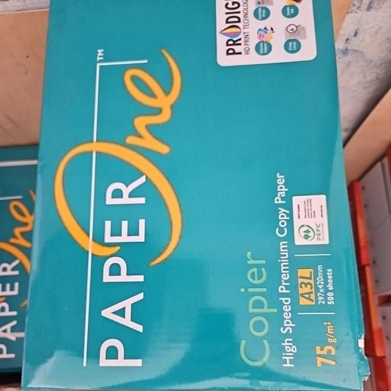 KERTAS HVS A3 SIDU atau PAPERONE 75 GRAM , KERTAS HVS PUTIH UKURAN A3 SIDU