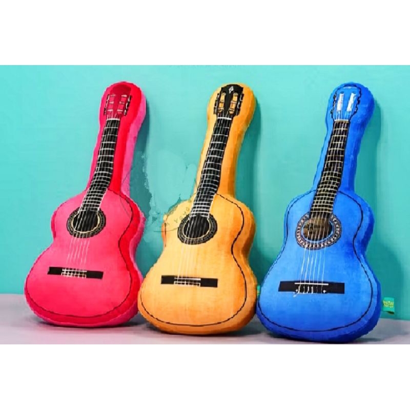 bantal sofa gitar lucu unik