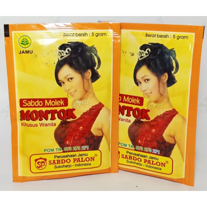 

JAMU MONTOK CAP SABDO PALON KEMASAN PACK ISI 10 SACHET