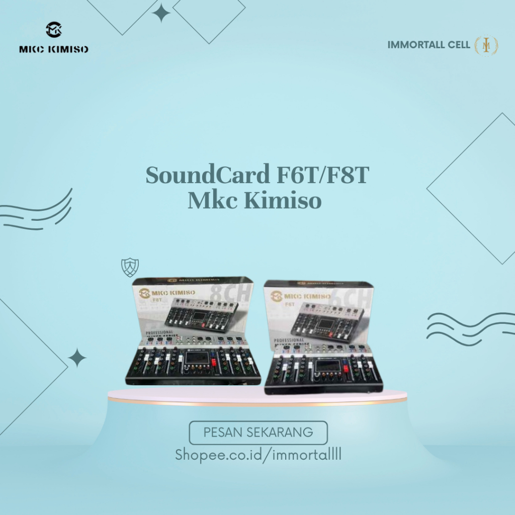 MIXER F6T/F8T audio mixer professional Sound equalizer 6/4-channel 16 DSP signal USB, IMMORTALL CELL