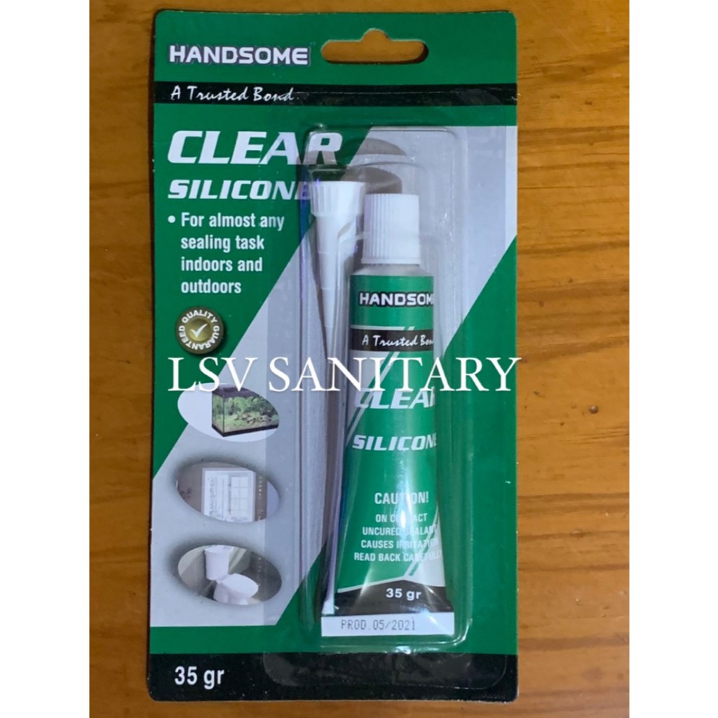 CARGO LEM HANDSOME CLEAR SILICONE/Lem Kaca Silikon