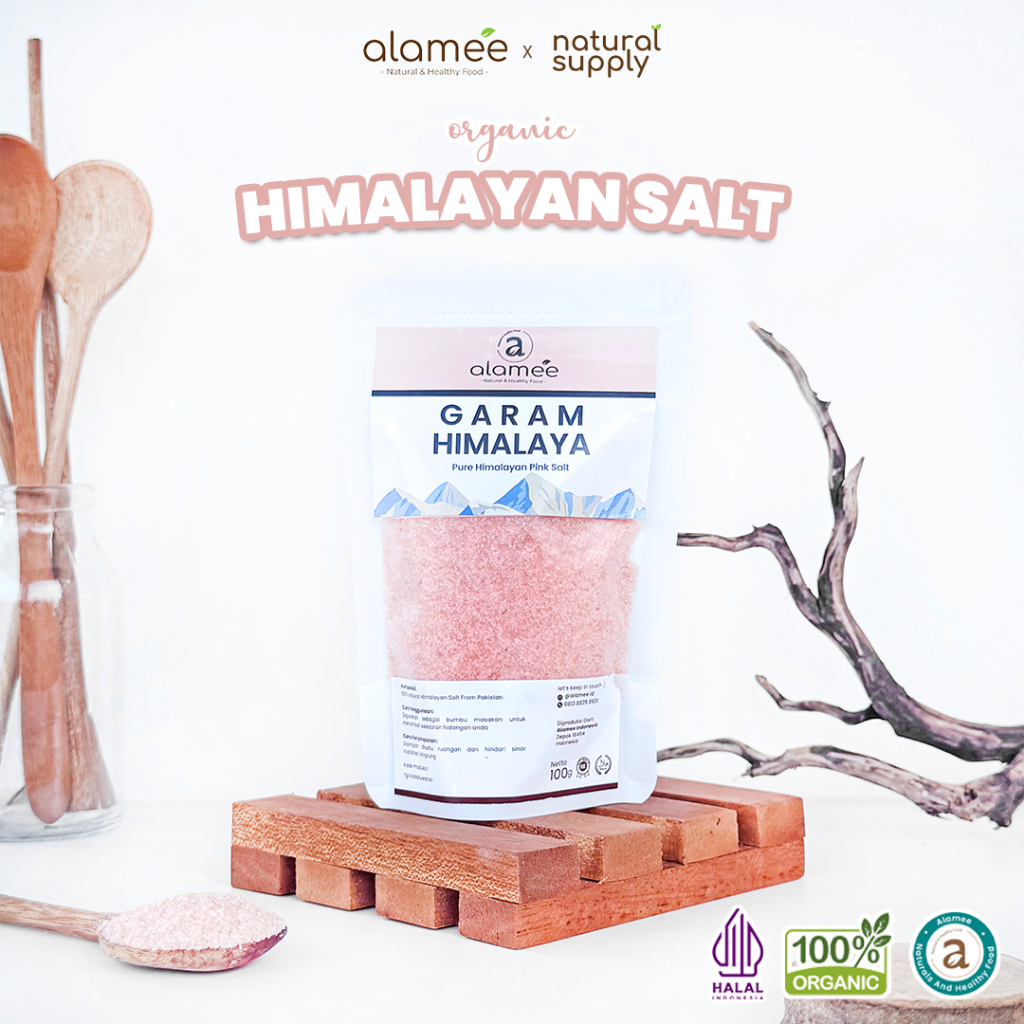 

Garam Himalaya Natural Himalayan Pink Salt Bumbu Dapur Organik Masak Rempah Rimpang Murni Asli Tanpa Campuran ALAMEE hibiscus food