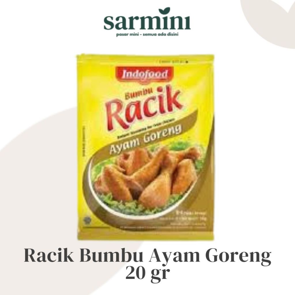 

Indofood Racik Bumbu Ayam Goreng 26gr