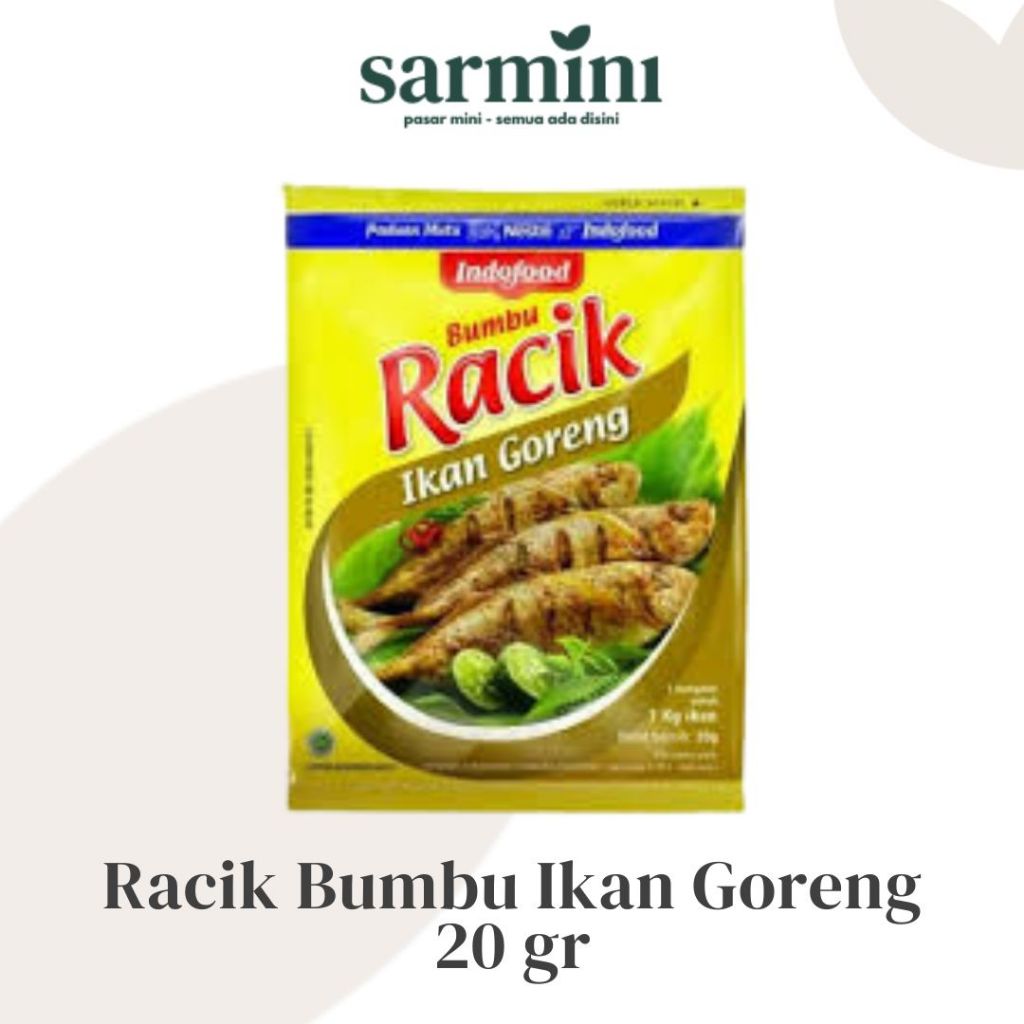 

Indofood Racik Bumbu Ikan Goreng 20g