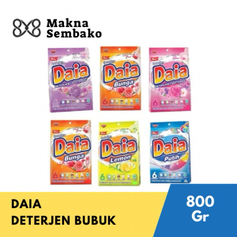 DAIA DETERJEN BUBUK 800 Gram