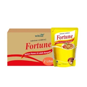 

Minyak Goreng Fortune Refill Pouch 2 Liter 1 Karton