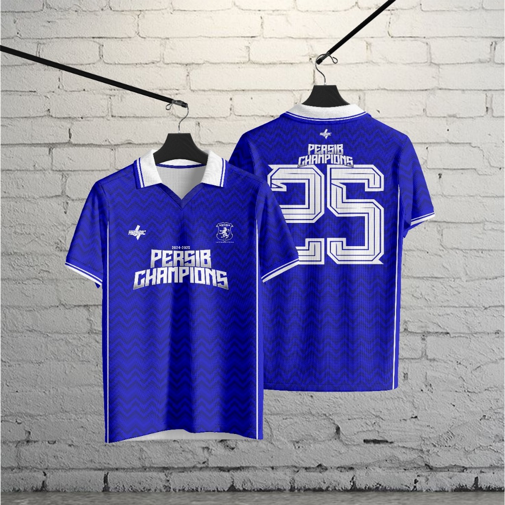 Jersey Persib Bandung Champion 2025 - Jersey Full Print Premium