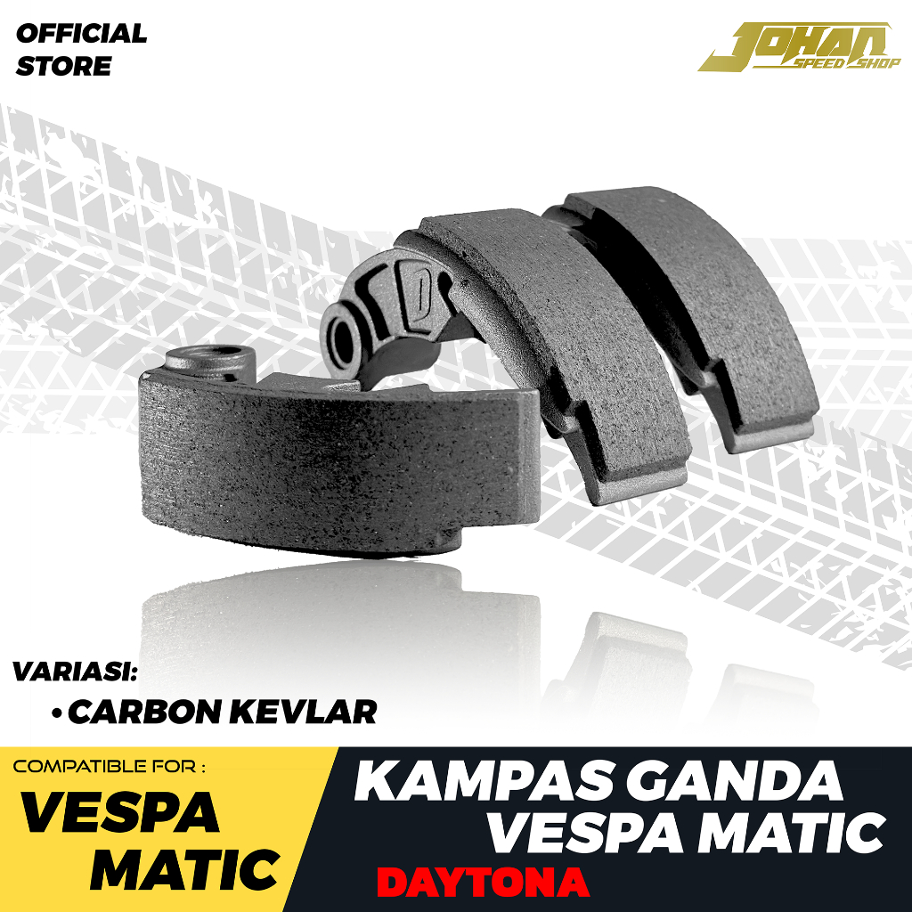 Kampas Ganda Daytona Vespa Matic Johan Garage