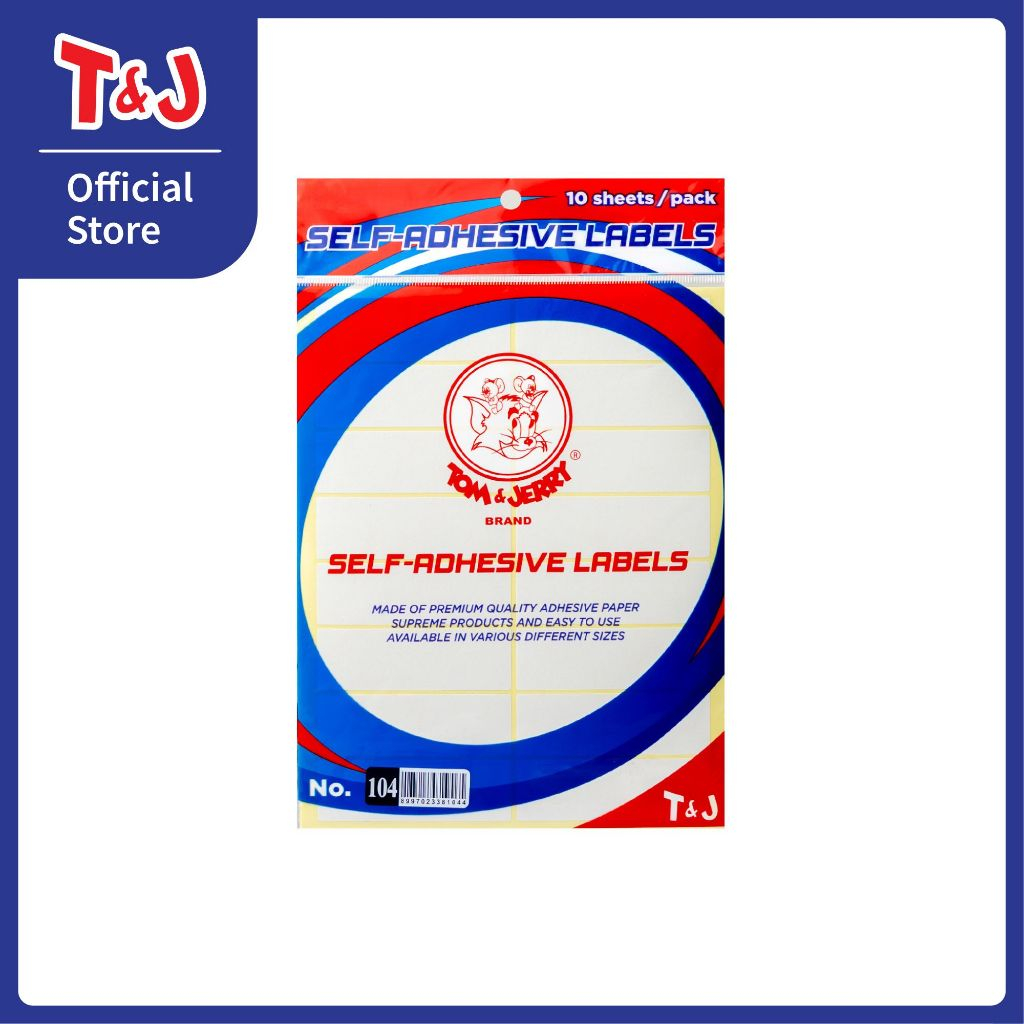 

T&J Labels No. 104