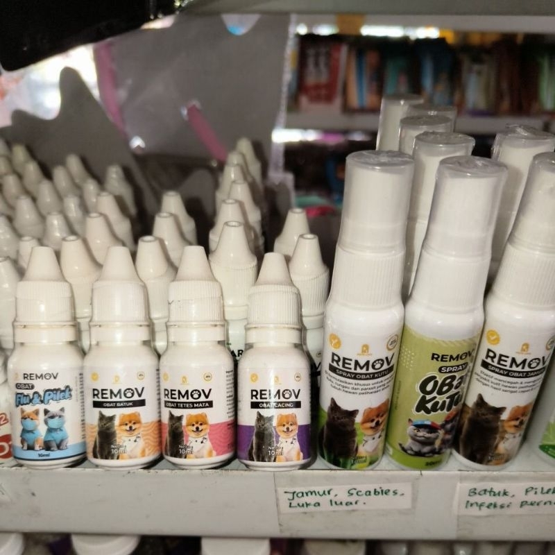 REMOV ROYAL CARE OBAT KUCING KITTEN ADULT ANAK ANAKAN INDUK INDUKAN DEWASA TETES SPRAY ANABUL HEWAN 