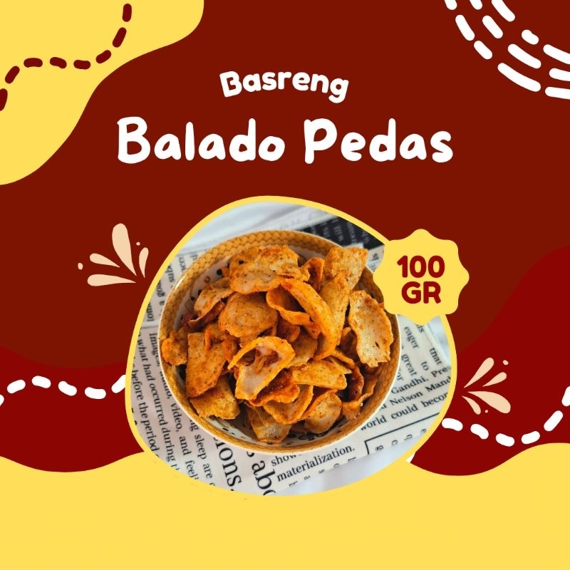 

BASRENG RENYAH BALADO PEDAS BY ANGKAPUTFOOD 100 GR