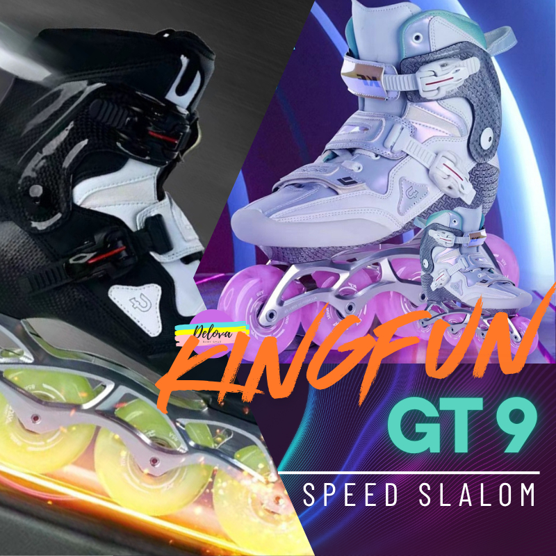 Kingfun KF Papaya GT 9 Pro Speed Slalom Inline Skate Sepatu Roda Anak