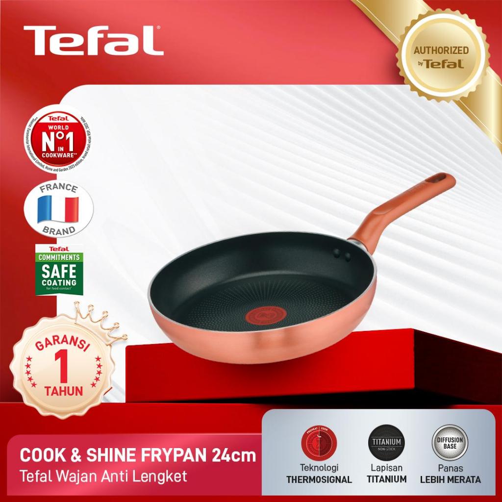 Tefal Cook & Shine Frypan 24cm - Tefal Wajan Anti Lengket