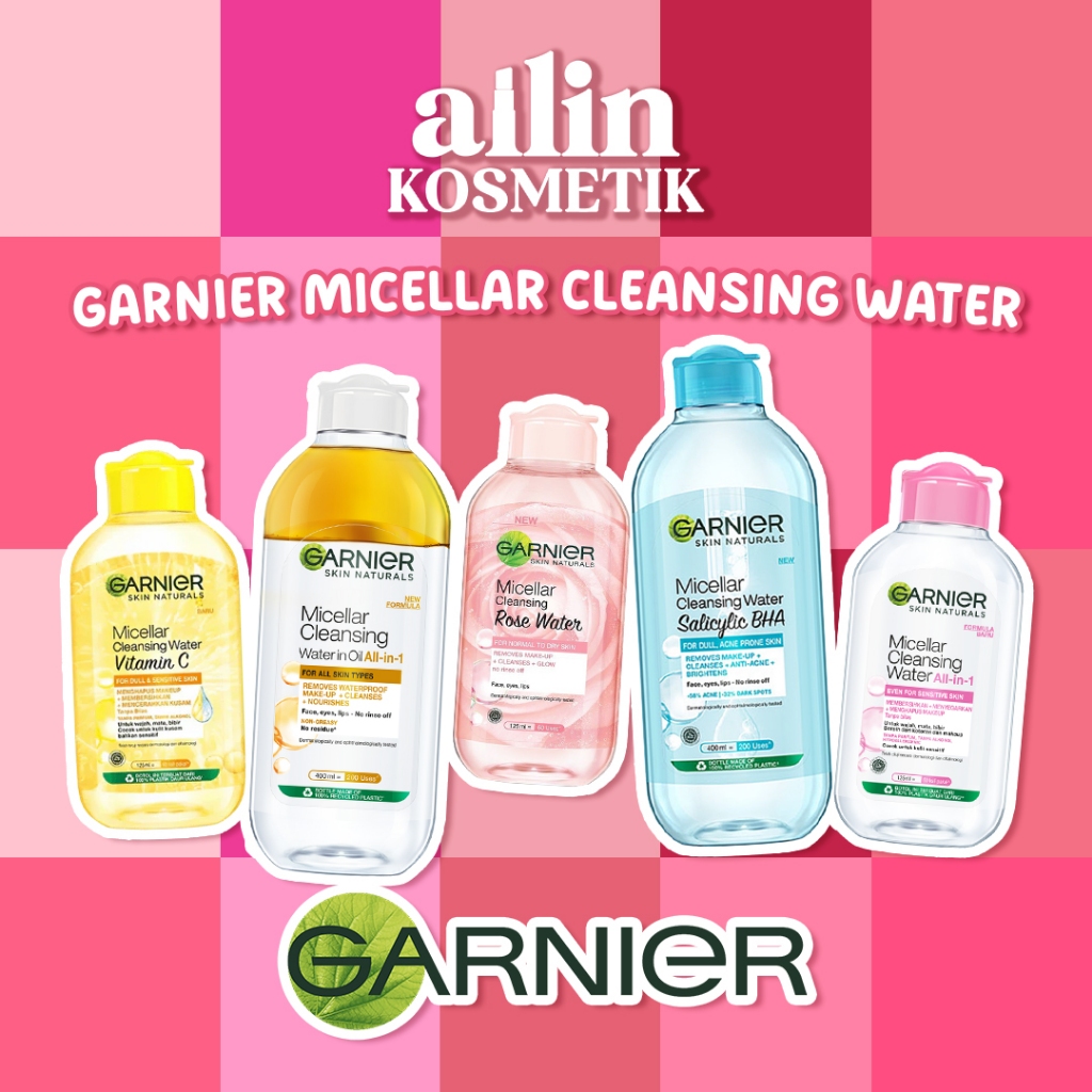 AILIN | Garnier Micellar Cleansing Water | Cleanser | Micellar Water | Pembersih Makeup