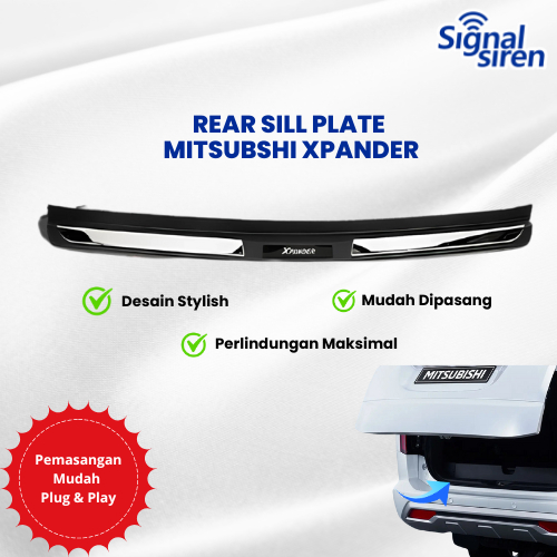 Rear Sill Plate Mitsubishi Xpander / Sill Plate Bagasi