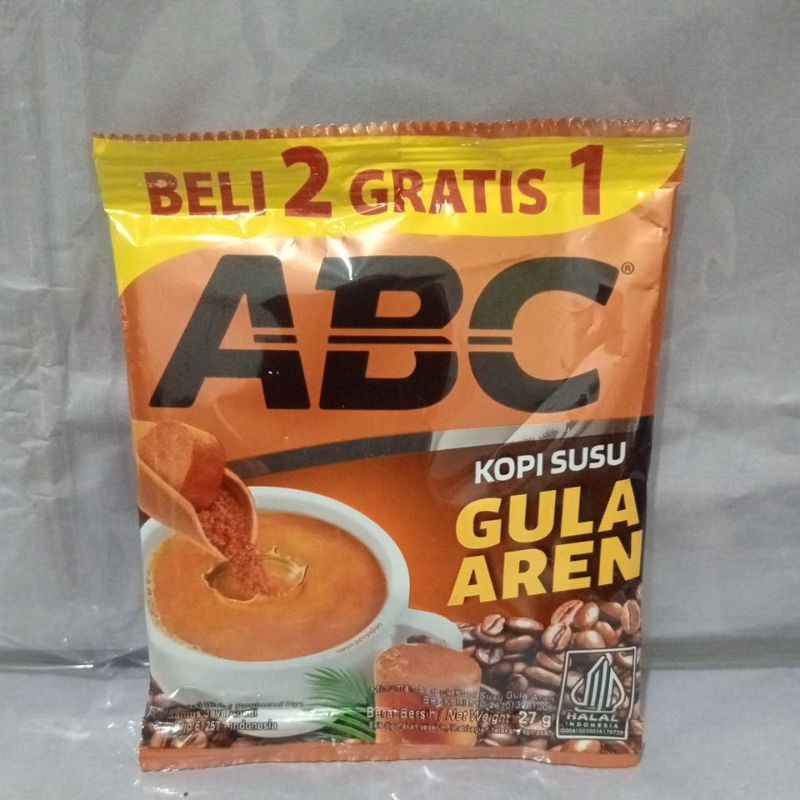 

ABC Kopi Serbuk Susu Gula Aren 27g